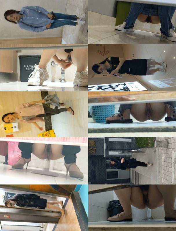 最新流出國內廁拍達人四處遊蕩尾隨妹子進女廁近距離偷拍