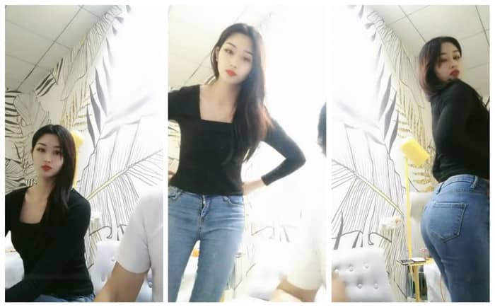 178CM女神級翹臀長腿大美女見客人在直播扭動翹臀配合見男的把直播關了才脫光衣服啪啪沒想到還是被他直播了