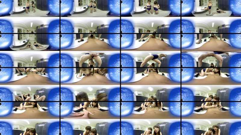 >> [KMVR-105] 【VR】スク水姿でピタピタむっちり爆乳エロBODYのWご奉仕 倉多まお 月島ななこ