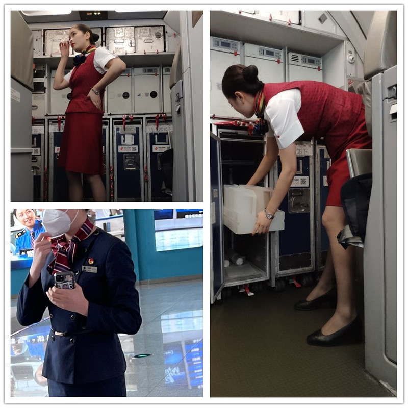 【真實空姐系列】外站新流出❤️各大航空美麗空姐不欲人知的真實反差第五集 60V 5P