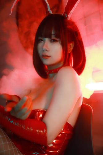 [COSPLAY] 末夜787 红色兔女郎