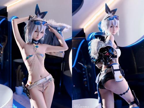 [Cosplay] KuukoW クー子 – Silver Wolf (Honkai: Star Rail)