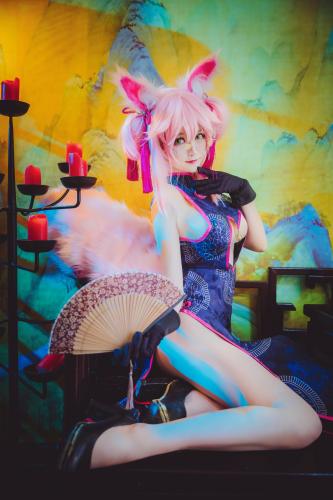 [Cosplay] Yui 金鱼 – Cheongsam Tamamo-mae 旗袍 玉藻前