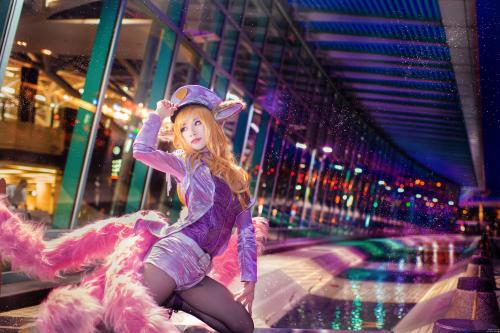 [Cosplay] Hane Ame 雨波 – Ahri, Blond