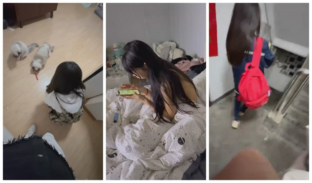 高端洩密流出？？ 美女大學生小吳兼職做鐘點工給人餵貓被男雇主騙上床大屌後入