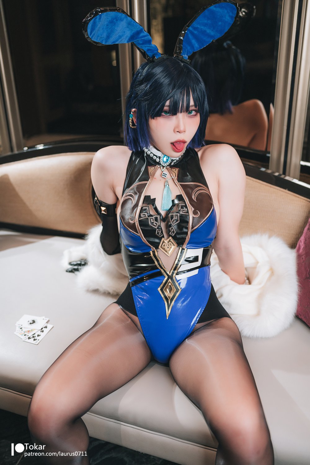Tokar浵卡 -&nbsp; 夜闌（兔女郎ver） Yelab （Bunny ver） [40P]