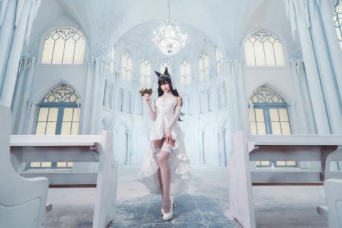 [Cosplay] Sandu 69 三度69 – Pet dog bride 爱宕犬花嫁