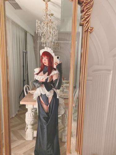 [Cosplay] Yibeibuchi 一北亦北 – Scathach Fan Maid 斯卡哈同人女仆