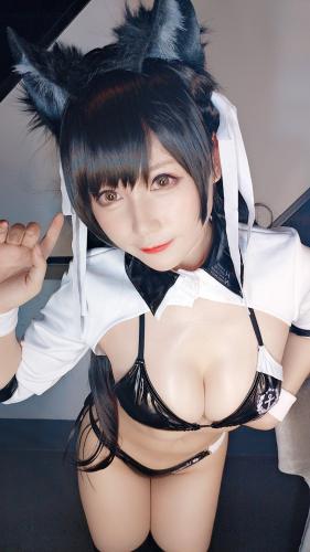 [Cosplay] Nyako 喵子 – Atago Motorcycle 爱宕机车