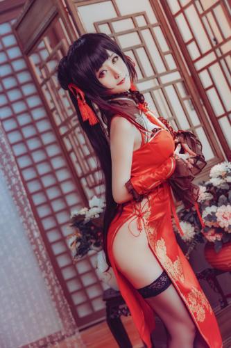 [Cosplay] Yui 金鱼 – Tokisaki Kurumi Cheongsam 时崎狂三 旗袍