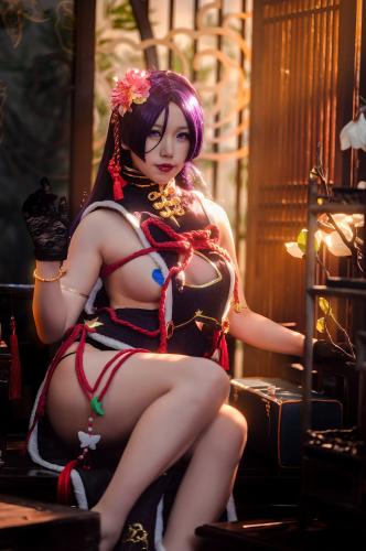 [Cosplay] Yibeibuchi 一北亦北 – Milky New Year Cheongsam 奶光新春旗袍