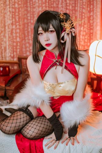 [Cosplay] Nisa 二佐 – Dafeng Cheongsam 大凤旗袍