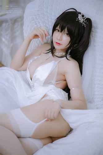 [Cosplay] Nyako 喵子 – Pure White Wedding Dress 大凤纯白婚纱