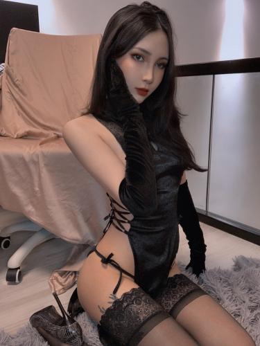 [Cosplay] Vams 子 – Dark Cheongsam Selfie 暗黑旗袍自拍
