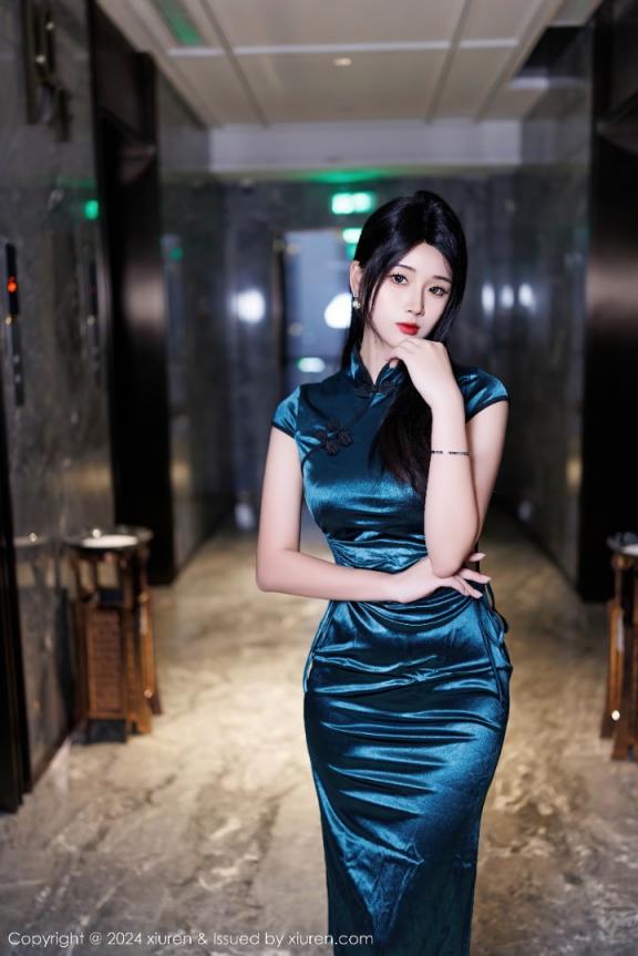 俏麗南喬旗袍誘人黑絲[21P]