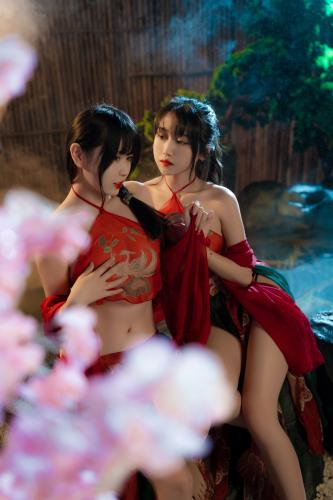 [Cosplay] Tina很妖孽呀 不呆猫 – 古风双人