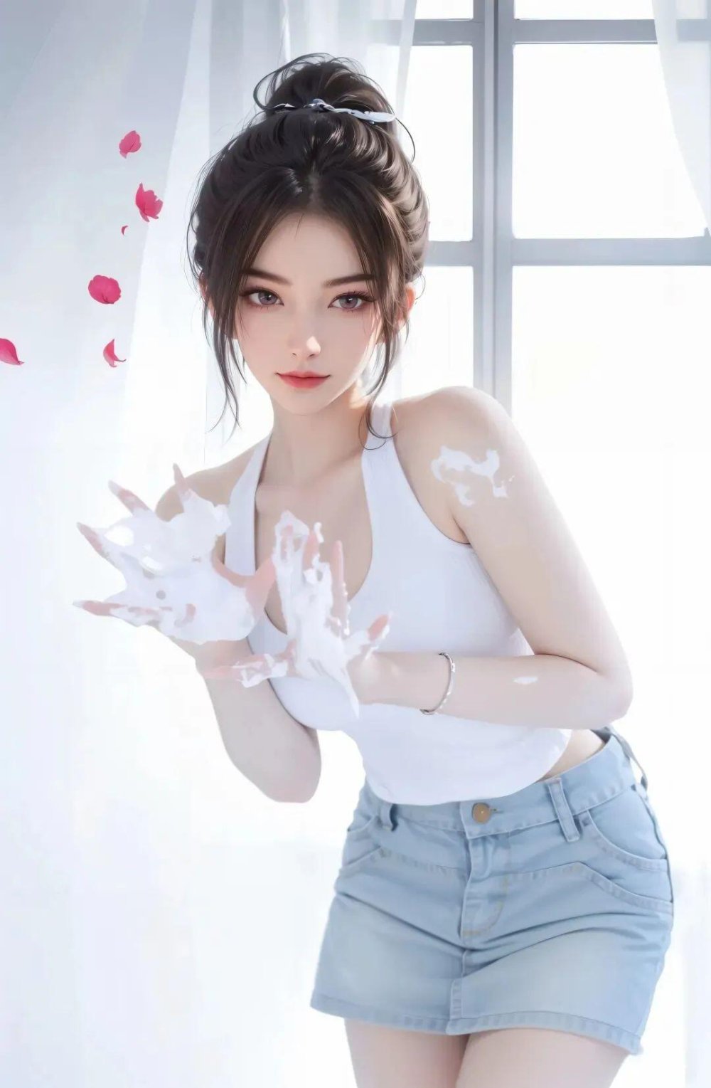 朱粉不深勻，閒花淡淡香[20P]