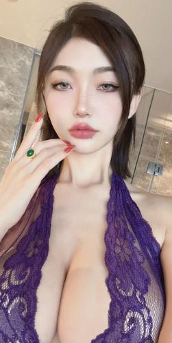 脸红Dearie – NO.007 紫色情趣连体衣 [34P-3V-180M]