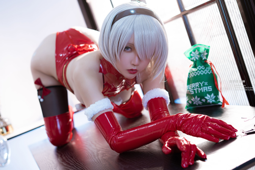 [Cosplay] Coser小姐姐星之迟迟 – 圣诞2B