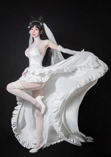 [Cosplay] Ni De Fu Qing 你的负卿 – Beloved Bride 爱宕花嫁