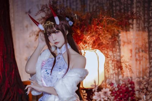 二佐Nisa – NO.104 碧蓝航线 能代旗袍 [18P-121MB]