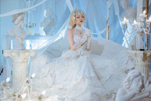 二佐Nisa – NO.128 fate贞德花嫁 [12P-200MB]