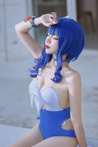 二佐Nisa – NO.135 碧蓝航线 圣路易斯泳装 [26P-267MB]