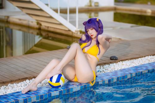 二佐Nisa – NO.133 碧蓝航线 波拉泳装 [20P-164MB]