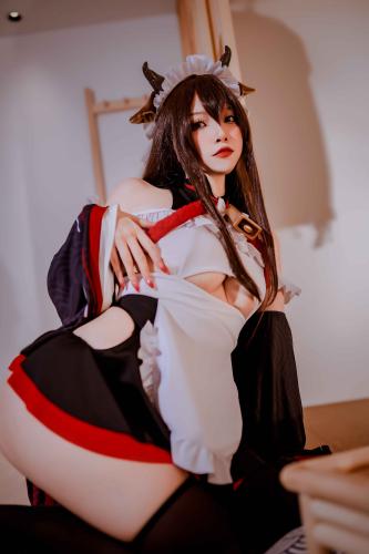 二佐Nisa – NO.146 碧蓝航线 樫野女仆 [33P-403MB]