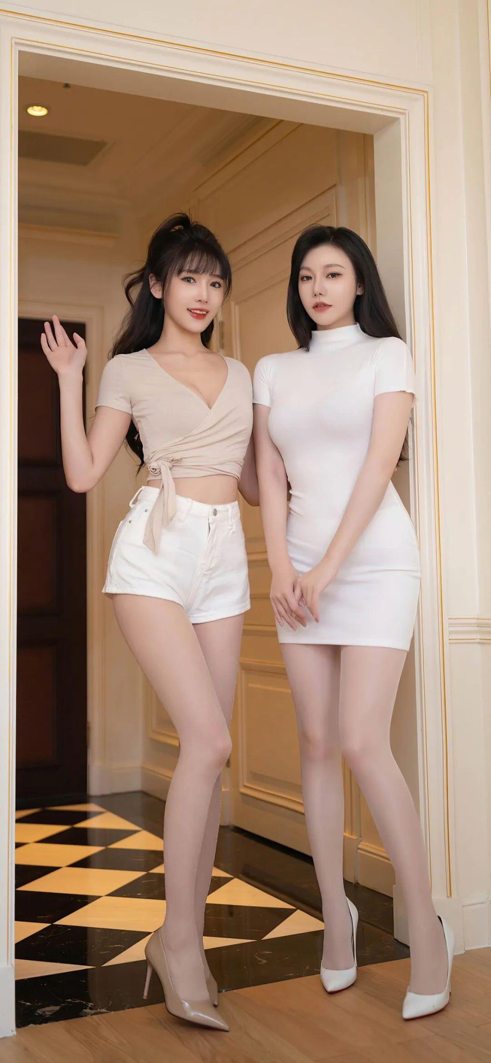 漂亮的妹子湊一起了[22P]