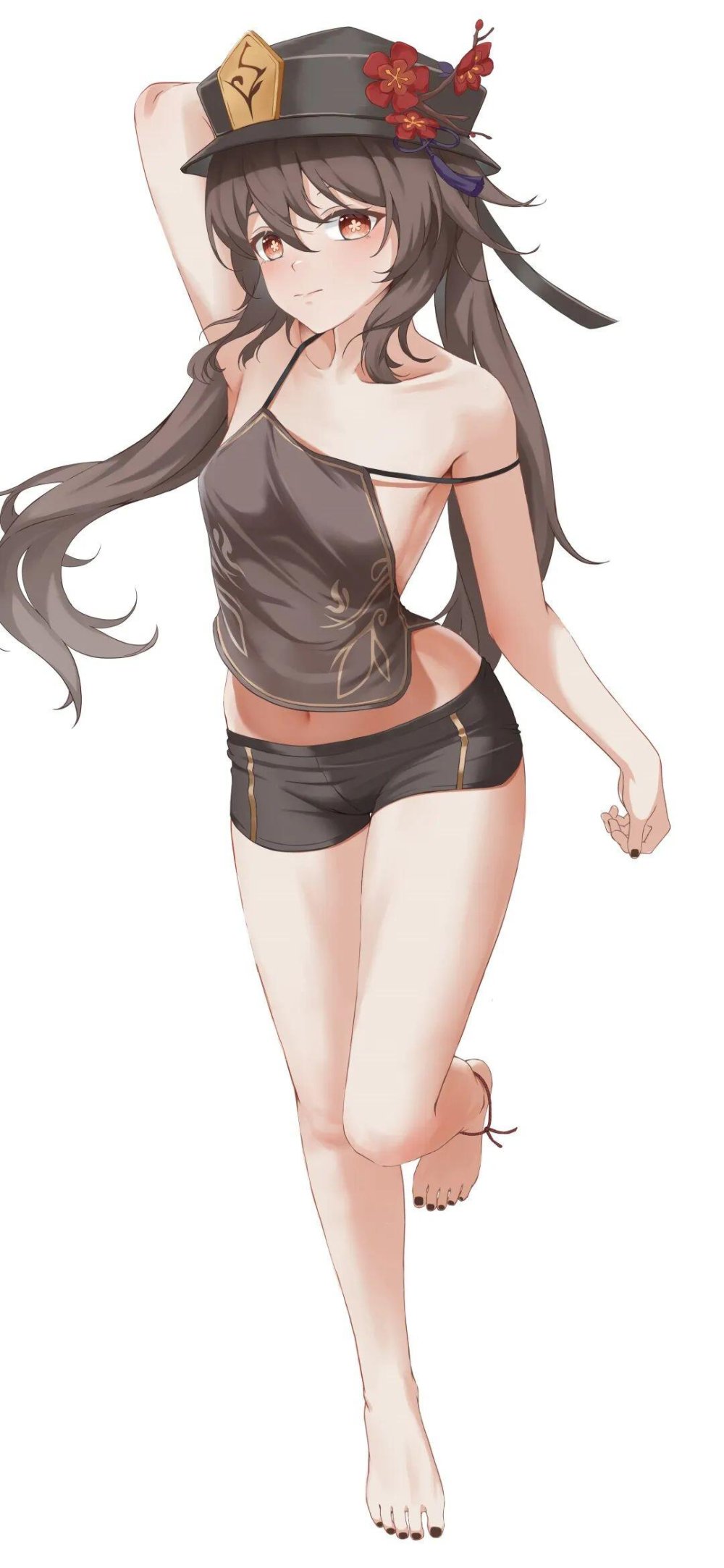 薄妝桃臉，滿面縱橫花靨[20P]