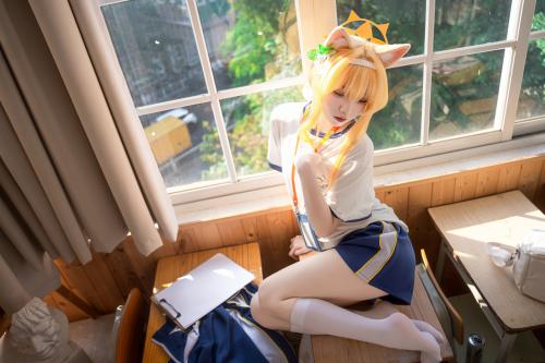 [Cosplay] 纸悦Etsu_ko – 玛丽体操服