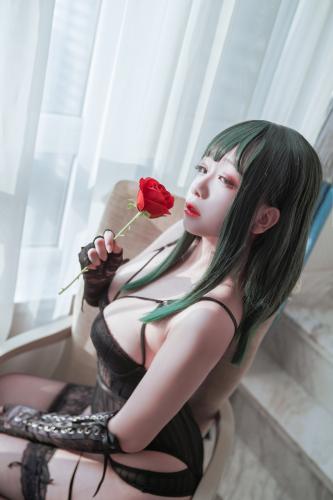 [Cosplay] Rinaijiao 日奈娇 – Sexy Black Stockings 情趣黑丝