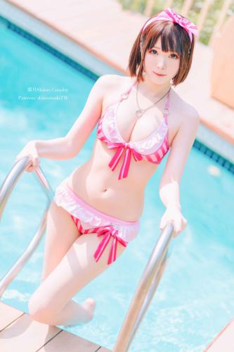 [Cosplay] 霜月shimo – NO.024 加藤惠泳衣 [19P-277MB]