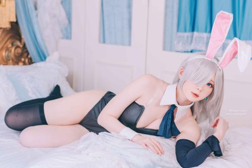 [Cosplay] 霜月shimo – NO.051 七大罪 伊丽莎白 兔女郎 [16P-261MB]