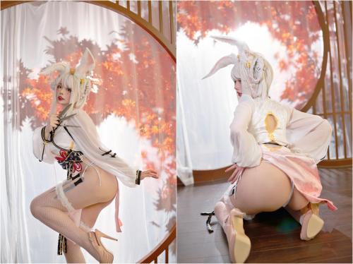 [Cosplay] NinJa 阿寨寨 – White Rabbit 肉肉大白兔