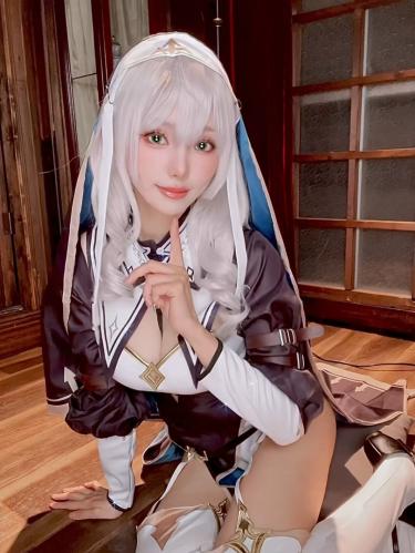 [Cosplay] Ely_eee(ElyEE子) – Shirogane noel~Nun