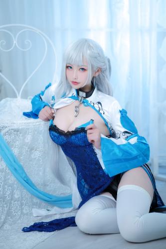 [Cosplay] 樱岛嗷一 – 贝尔法斯特旗袍