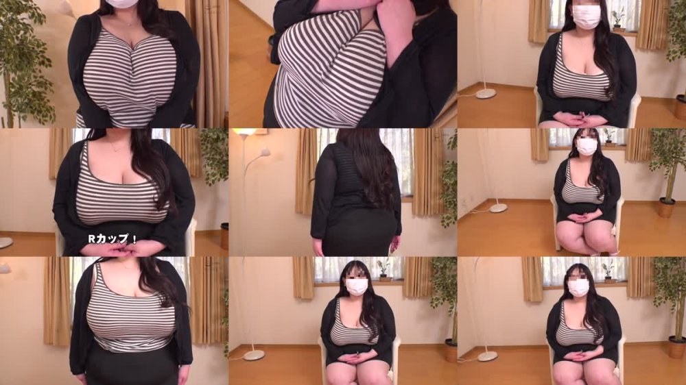 +++ [FHD] GAS-525 GAS独占新人 顔ナシでも撮りたかった超乳肉弾 Rカップの衝撃！渡辺ういデビュー