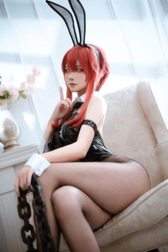 [Cosplay] Seya-狮砸 – 电锯人 帕瓦 玛奇玛 兔女郎