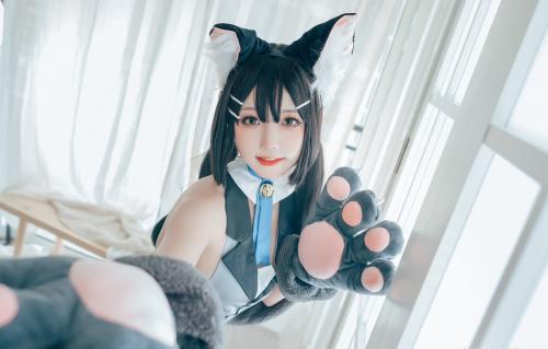 [Cosplay] KiKi 蓝小沂 – Catgirl 猫娘