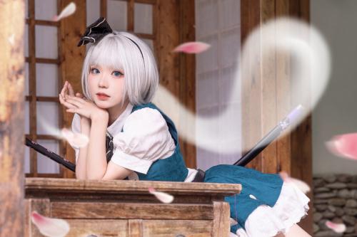 [Cosplay] Hana 花柒 – Youmu Konpaku Summer Ver. 魂魄妖梦cos夏版