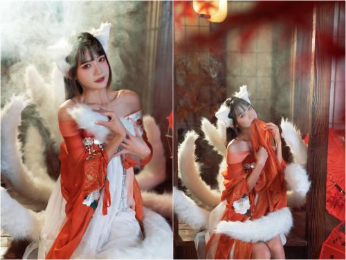 [Cosplay] Rabbit Zzz 兔子Zzz不吃胡萝卜 – Nine-tailed Fox 九尾狐