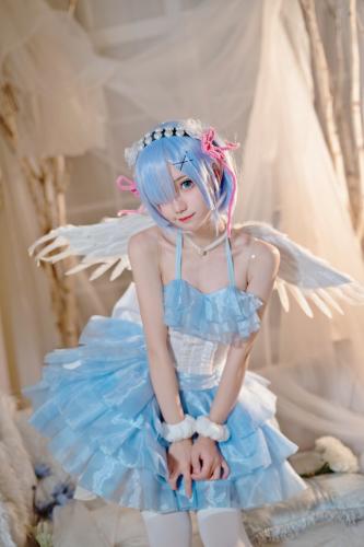 [Cosplay] Hana 花柒 – Rem Archangel Photoshoot 蕾姆大天使正片