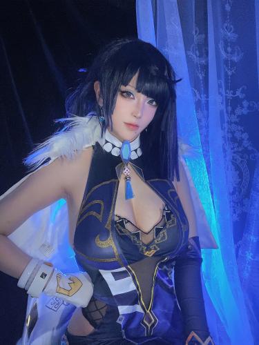 [Cosplay] 起司块wii写真 – 夜兰自拍