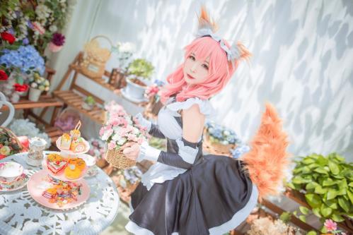 [Cosplay] Kita Kitano 北之北 – FGO Tamamo no Mae Maid FGO-玉藻前女仆