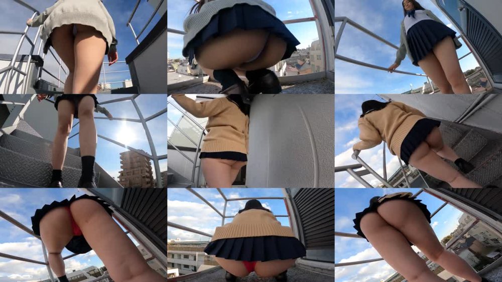 +++ [FHD] SLAP-148 KAIDAN15 超ミニスカ女子校生階段パンチラ