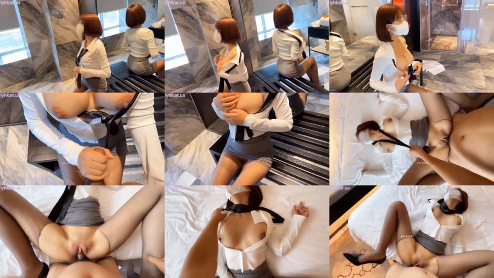 +++ XB-702 短髮可愛前臺小姐姐OL氣質短裙肉體緊實飽滿