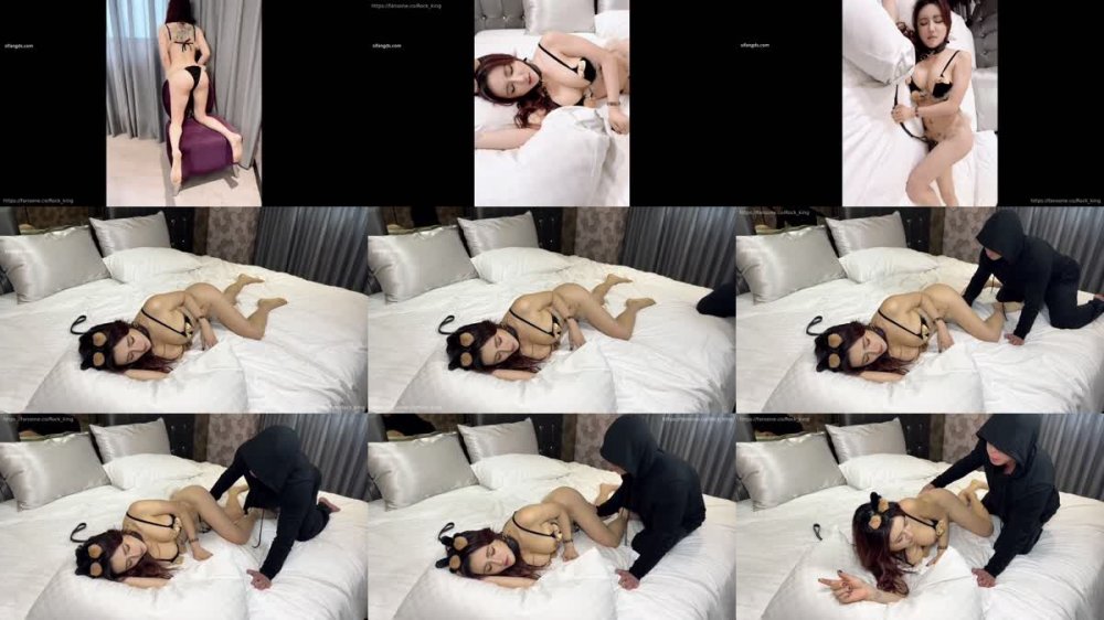 +++ XB-711 情慾按摩系列好累好餓睡夢中被黑衣人給肏了