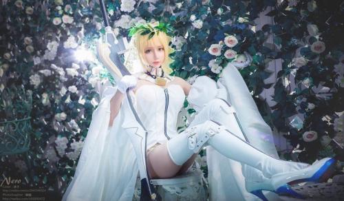[Cosplay] Lin Zi Lin 凛子酱 – Nero Bride 花嫁尼禄